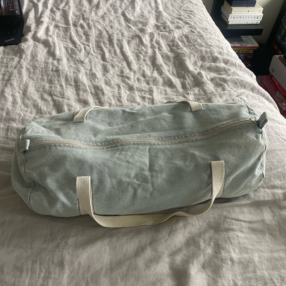American Apparel light wash denim weekender bag - Picture 6 of 6